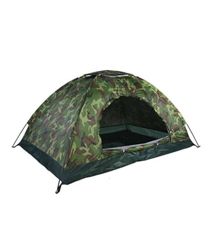 Two Man Camo Outdoor, Camping, Picnic, Beach Tent - 200x150x150cm