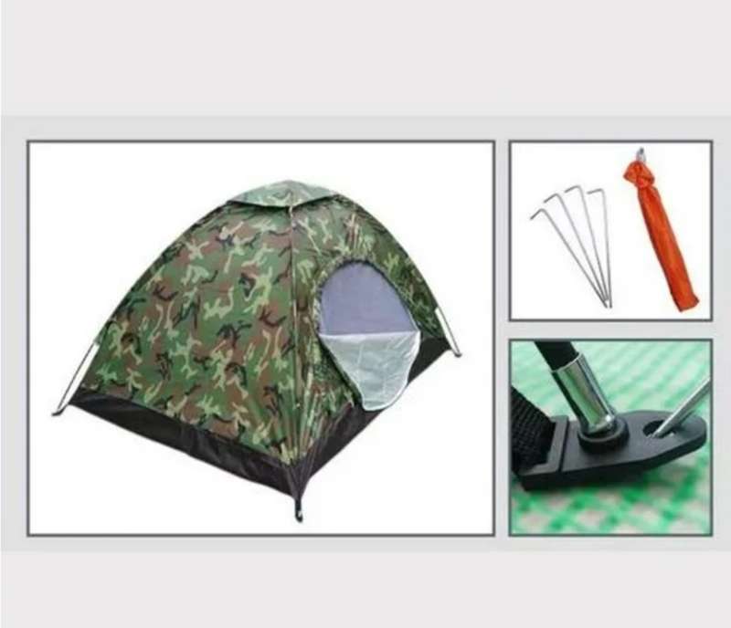 Two Man Camo Outdoor, Camping, Picnic, Beach Tent - 200x150x150cm