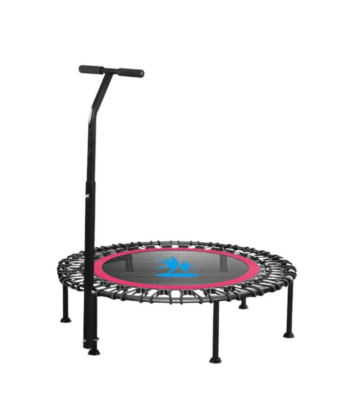 Rebounder Fitness Trampoline - Adjustable Handle Bar - 1818 Fitness