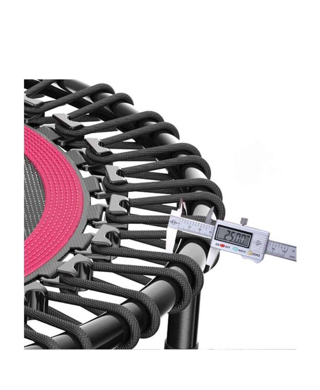 Rebounder Fitness Trampoline - Adjustable Handle Bar - 1818 Fitness