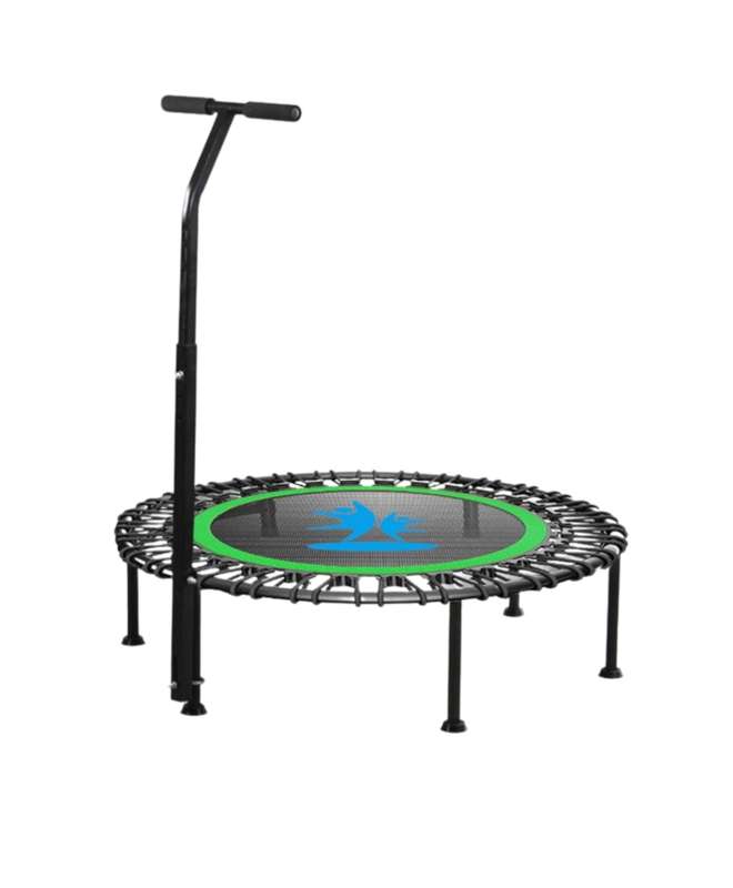 Rebounder Fitness Trampoline - Adjustable Handle Bar