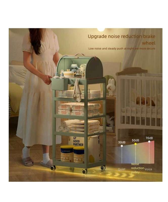Newborn Baby Mobile Storage Rack