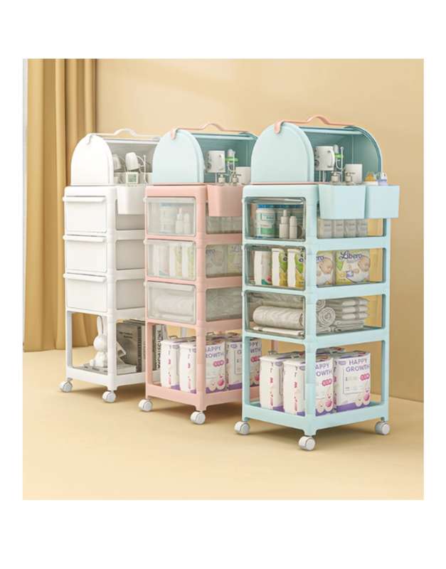 Newborn Baby Mobile Storage Rack
