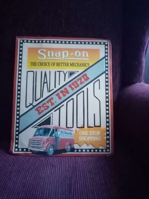 SNAP ON TOOLS ADVERTISING SIGN