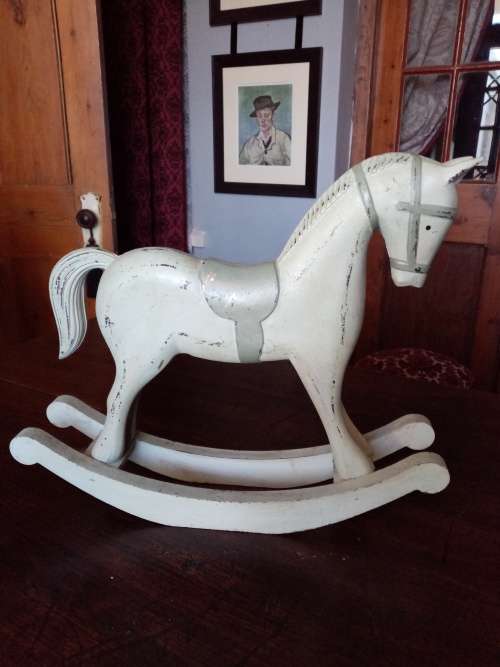 ORNAMENTAL WOODEN HORSE