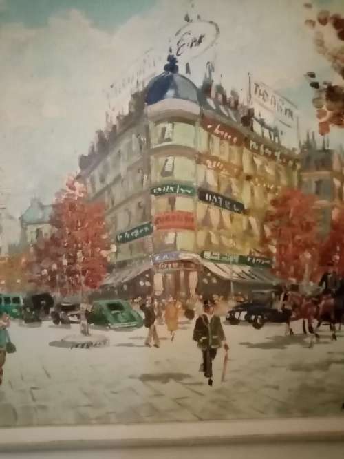 LARGE ORIGINAL SIGNED FRAMED OIL PAINTING