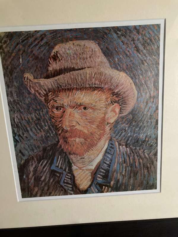 6 X FRAMED VAN GOGH PRINTS BEHIND GLASS