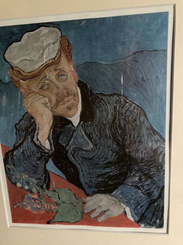 6 X FRAMED VAN GOGH PRINTS BEHIND GLASS