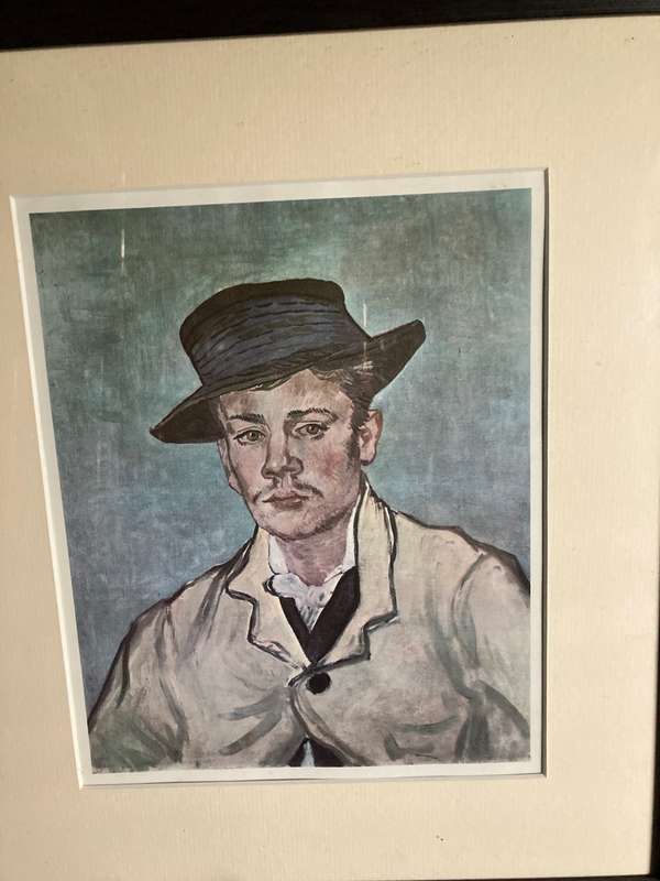 6 X FRAMED VAN GOGH PRINTS BEHIND GLASS