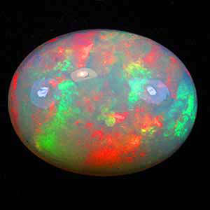 1.54ct Top Quality HiEnd RAREST - Natural Best Multi Colours OPAL - ETHIOPIA - Est. R 5'929.00