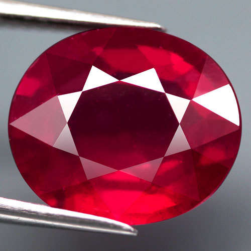 7.34ct - ELEGANT!!!!100% Natural FANCY TOP Pinkish Red Ruby - MADAGASCAR - Est. R 18'350.00