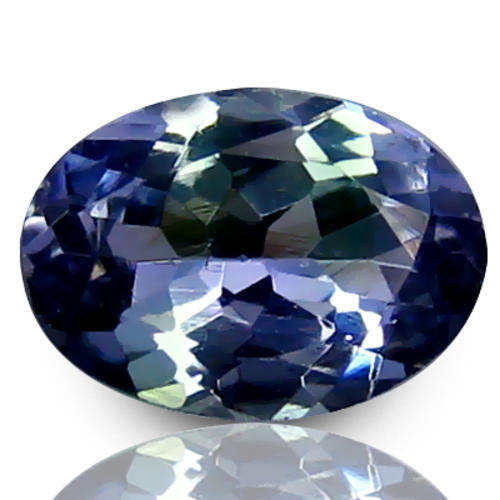 0.90ct TANZANITE - Purplish Blue with Flash Green - VVS - Est. R 9'450.00