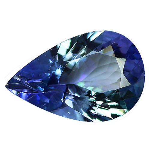 0.94ct 100% Natural AAA TANZANITE - Purplish Blue with Flash Green - VVS - Est. R 10'810.00