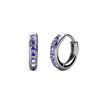 0.33cts - 4 pcs - MESMERIZING!!! 100% GENUINE Natural TANZANITE Violet Blue