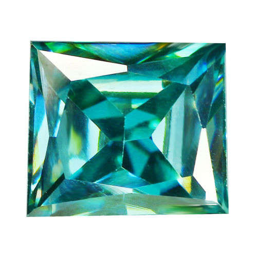 1.46ct VALUABLE RAREST!!! TOP RICH STUNNING FIRE METALLIC BLUE MOISSANITE - HUE DIAMOND