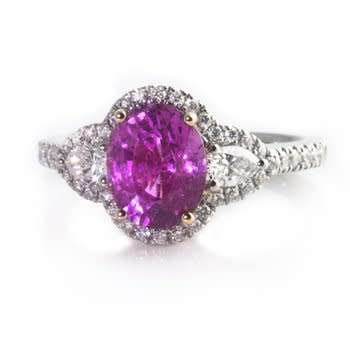 0.40ct - STUNNING....100% GENUINE Natural FANCY PURPLE BURGUNDY SAPPHIRE - VVS