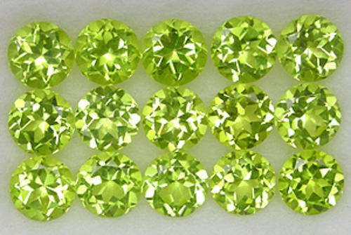 GRACEFUL!!  5.42cts Natural Apple Green RARE BURMESE Peridot - 10 Pairs Available - Combined