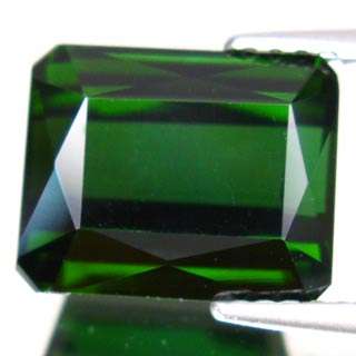 AWESOME!!! 5.70ct AAA++ Intense Forest Green Tourmaline - Nigeria