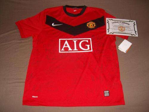 New Manchester United Home Signed Shirt