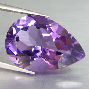 BREATHTAKING PAIR!! 2.39ct Genuine Natural Amethyst - Light Grape Violet Purple - BRAZIL