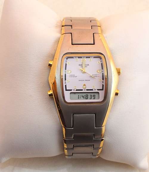 Genuine Geneva Watch - Analogue and Digital - New Batteries