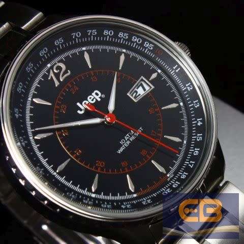 Authentic Jeep men's 100 metre water resistant watch - BRAND NEW - New battery fitted