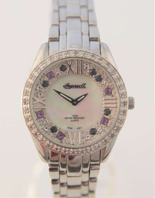INGERSOLL*** Gems Exotica - Branded Watch -  Swiss Movement , MOP, Gems - R1 Start with NO Reserve