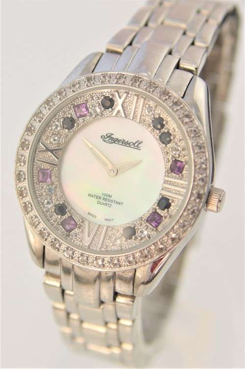 INGERSOLL*** Gems Exotica - Branded Watch -  Swiss Movement , MOP, Gems - R1 Start with NO Reserve