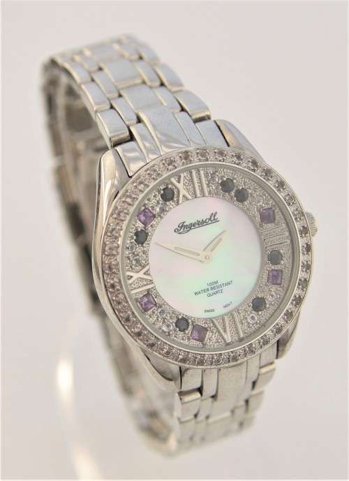 INGERSOLL*** Gems Exotica - Branded Watch -  Swiss Movement , MOP, Gems - R1 Start with NO Reserve