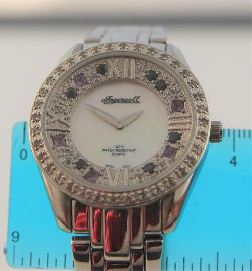 INGERSOLL*** Gems Exotica - Branded Watch -  Swiss Movement , MOP, Gems - R1 Start with NO Reserve