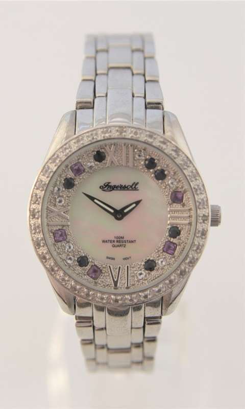 INGERSOLL*** Gems Exotica - Branded Watch -  Swiss Movement , MOP, Gems - R1 Start with NO Reserve