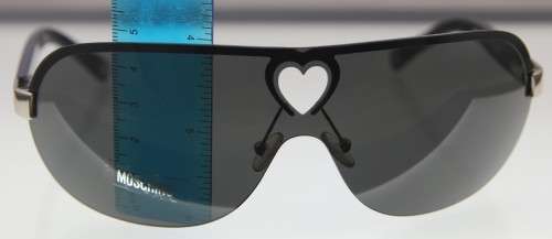 MOSCHINO Sunglasses - Semi-Rimless - Made in Italy - Love Yourself - R1 Start with NO Reserve