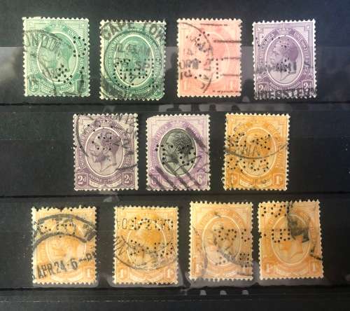 RSA George V Perfin