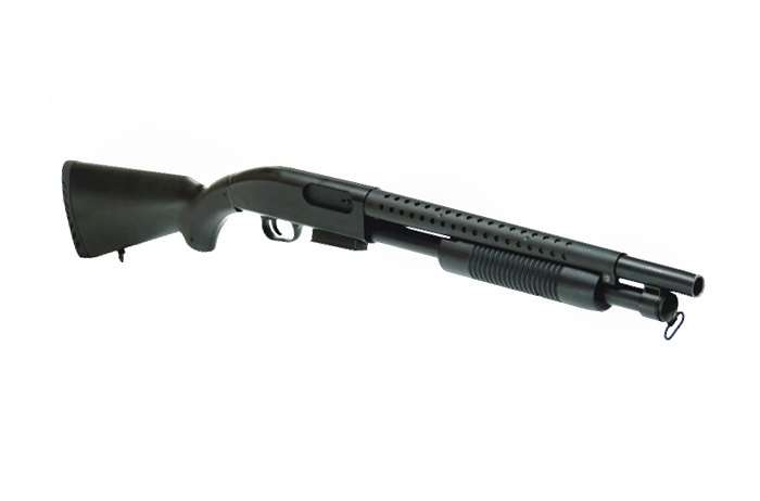 UTG Sport Airsoft Single-shot / Hop-Up Combat Tactical Shotgun with Metal Heat Shield (SOFT-M87T)