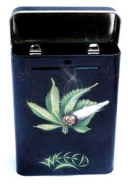 tin box holder holster container carry easy transport hide hidden safe secure metal aluminium aluminum silver shine shiney pretty cool hip funky trendy kief lekker mooi oulik lol awesome low pice cheap price discount