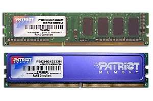 4GB DDR3 Patriot 1333Mhz Non-ECC Unbuffered 240-Pin RAM