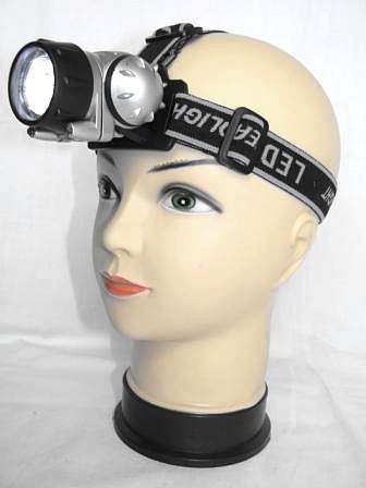 **Crazy R1 Auction** Bright 9 LED Head Lamp - Ideal for Camping, Hiking, Hunting, and Fishing!
