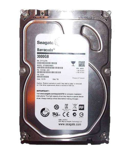 3TB Seagate Barracuda HDD SATA 6Gb/s NCQ 64MB Cache 3.5" Internal Drive ST3000DM001