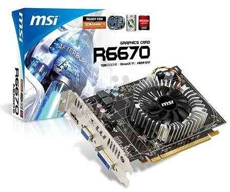 MSI AMD Radeon HD 6670 2048MB GDDR3 Graphics Card - PCI-E 2.1