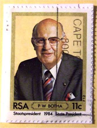 Staatspresident 1984 P.W. Botha - RSA 11c Stamp - F12 (Circ.) **Very Good Condition**