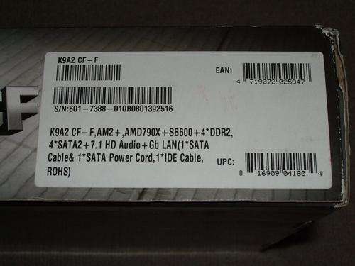 amd790gx sb600 4 DDR dual core memory sata2 sata 7.1 HD audio gigabit lan gigabyte cable power cord rohs ean 4 719072 025847 affordable best quality longevity long lasting component components great best top condition quality great ideal gaming gamer pc computer laptop
