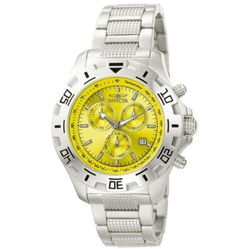 INVICTA YELLOW. CHRONOGRAPH MENS WATCH  ABSOLUTE BARGAIN!!!!!!!!! RETAIL  R3495