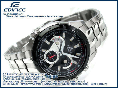 Men s Watches CASIO EDIFICE 5106 CHRONOGRAPH BLACK CARBON DIAL STAINLESS STEEL STRAP was sold for 999.00 on 9 Feb at 15 20 by tyrrell4 in Johannesburg ID 217841433