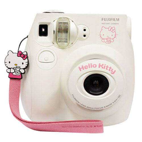 Fuji Instax mini 7s  Hello Kitty White camera - one pack of film package (10 films)