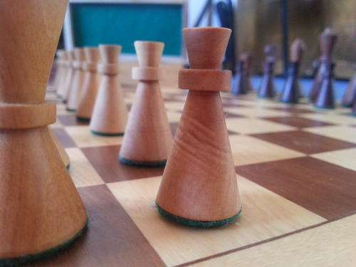 Handmade Wooden Chess Set by Wilhelm Schmidt