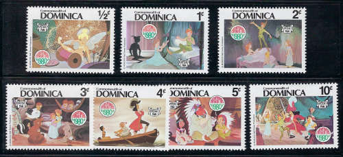 Peter Pan - Cartoon Characters on stamps - 1980 MNH