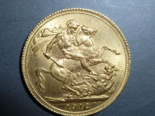 King GeorgIVS V 22 ct Full Gold Sovereign 1912