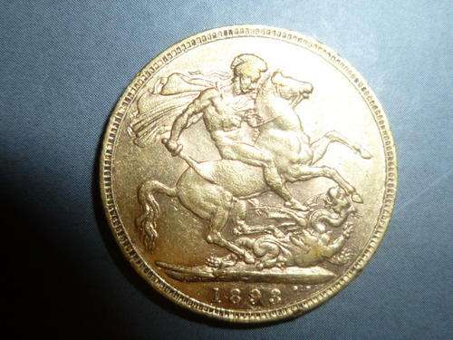 1893 Victoria DEI GIA Britt 22 ct Full Gold Sovereign