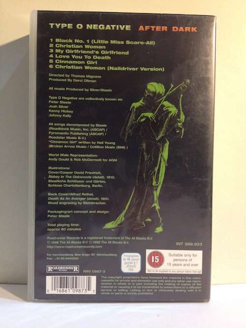 Type O Negative - After Dark \ VHS cassette tape