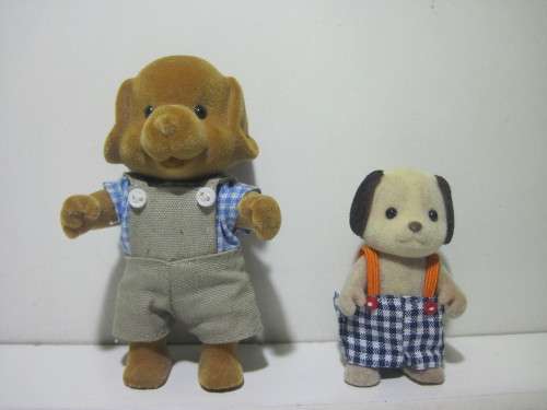 1985 Original Sylvanian Families Tomy-Epoch figures